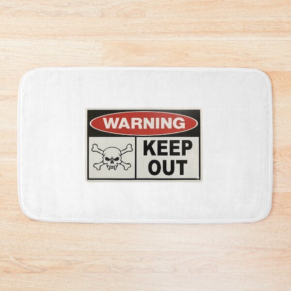 Item preview, Warning Keep Out designed and sold by DesignDorks.