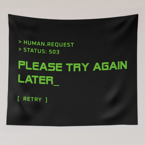 Item preview, Please Try Again Later-Human state collection designed and sold by N72 Heritage.