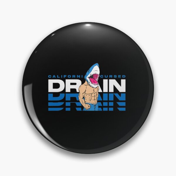 Item preview, California Cursed Drain Shark Head Man designed and sold by JoshWoodward.