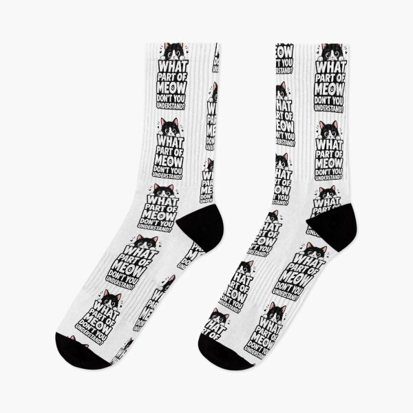 Item preview, What Part Of Meow Dont You Understand Cat Pun Funny designed and sold by Dmo3HarkoArt.
