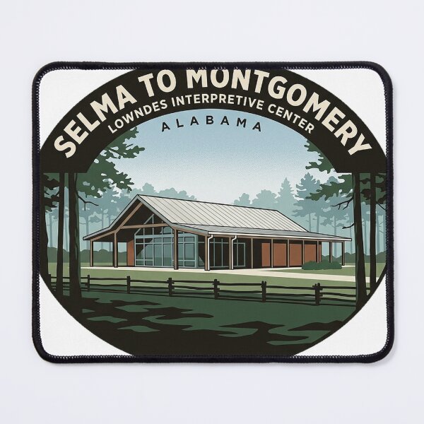 Item preview, Lowndes Interpretive Center Selma Trail Badge Sticker designed and sold by DetourDgn.