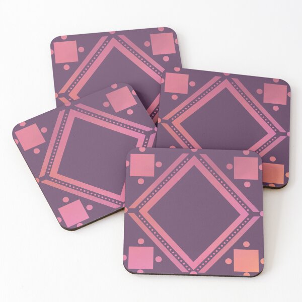Item preview, Gradient Geometric Design on Plum designed and sold by JaygiesDesign.