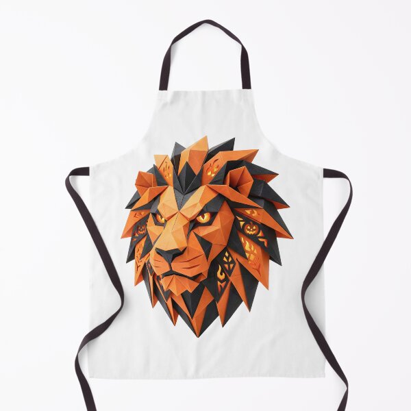 Item preview, Halloween Origami Lion - Spooky Geometric Papercraft designed and sold by Marcu Ioachim.