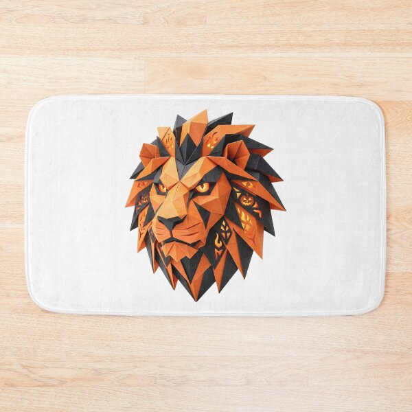 Item preview, Halloween Origami Lion - Spooky Geometric Papercraft designed and sold by Marcu Ioachim.