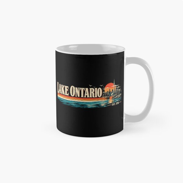 Item preview, Lake Ontario Toronto Vintage Sunset Skyline  designed and sold by Abigaildixon92.