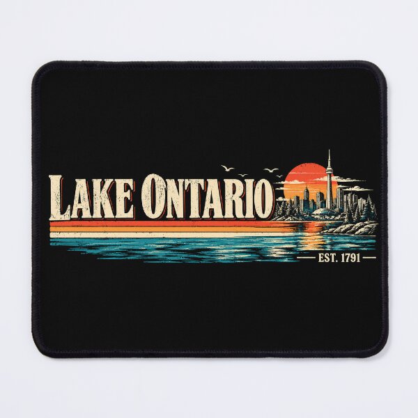 Item preview, Lake Ontario Toronto Vintage Sunset Skyline  designed and sold by Abigaildixon92.