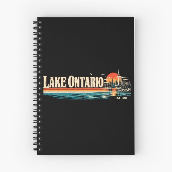 Item preview, Lake Ontario Toronto Vintage Sunset Skyline  designed and sold by Abigaildixon92.