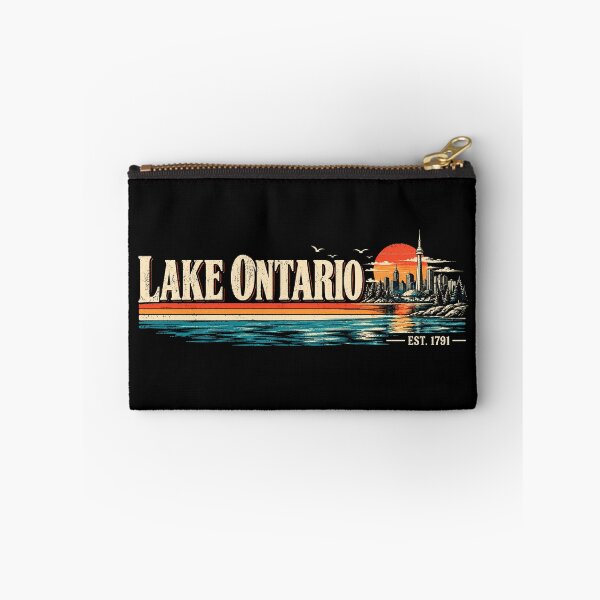 Item preview, Lake Ontario Toronto Vintage Sunset Skyline  designed and sold by Abigaildixon92.