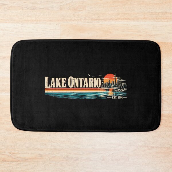 Item preview, Lake Ontario Toronto Vintage Sunset Skyline  designed and sold by Abigaildixon92.
