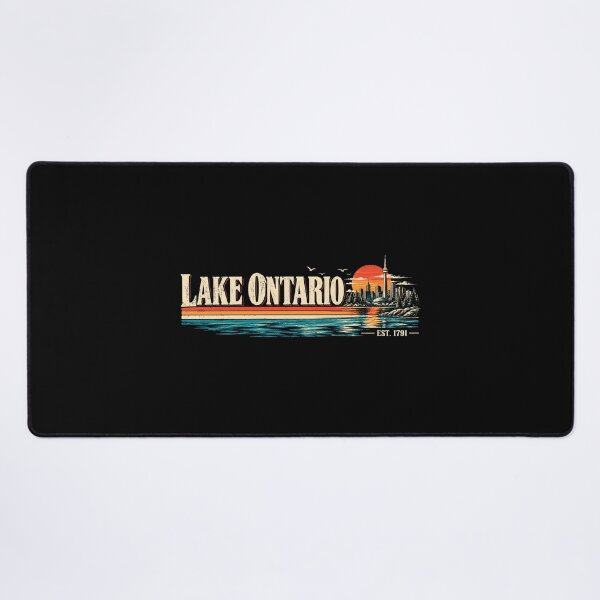 Item preview, Lake Ontario Toronto Vintage Sunset Skyline designed and sold by Abigaildixon92.