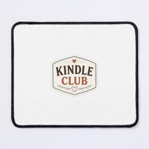 Item preview, Kindle Club Vintage Emblem - Cozy Bookish E-Reader designed and sold by aysenism.