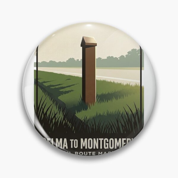 Item preview, Selma to Montgomery Trail Route Marker Sticker designed and sold by DetourDgn.