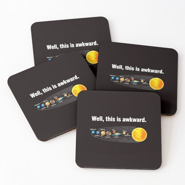 Item preview, Well This Is Awkward Funny Flat Earth Solar System designed and sold by ImeldaSparks.