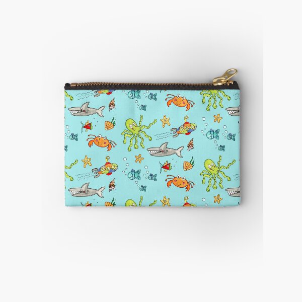 Item preview, Sea Life Marine Under the Sea - Blue Background designed and sold by Helen McCartney Designs.