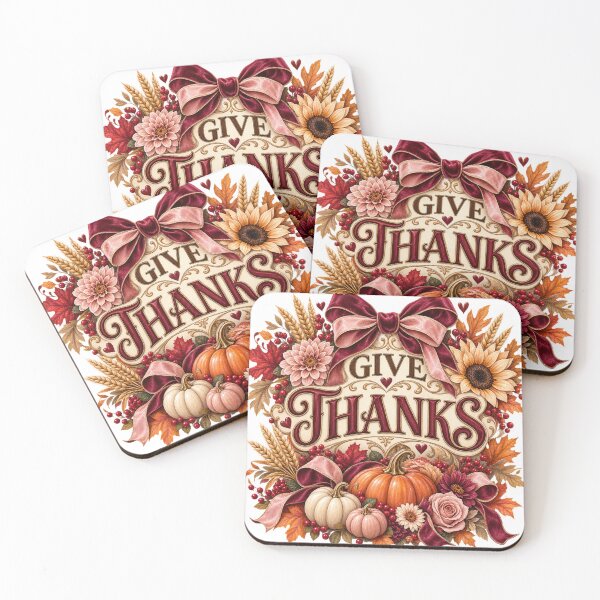 Item preview, Give Thanks Thanksgiving Fall Floral Design designed and sold by Gapanaart.