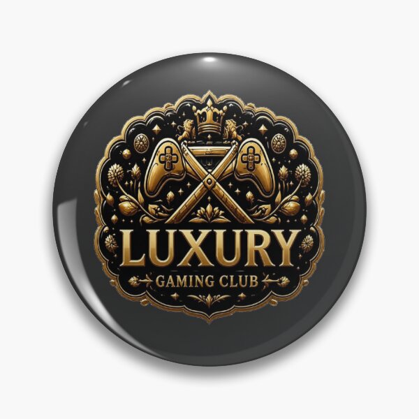 Item preview, Luxury Gaming Club Emblem – Gold Royal Design designed and sold by FABIOLA1970.