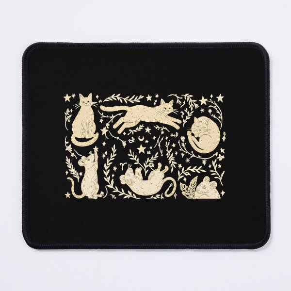 Item preview, Whimsical Cats and Mice Celestial Garden Art designed and sold by Dmo3HarkoArt.