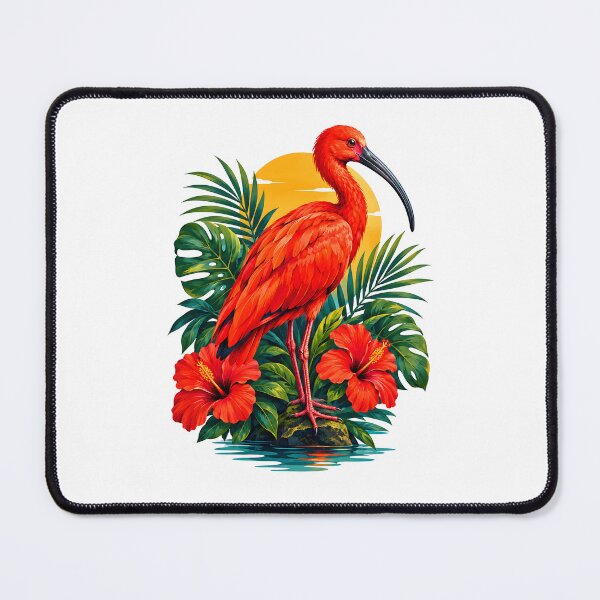 Item preview, Scarlet Ibis Red Ibis – Tropical Bird Nature Sunset designed and sold by MR-HOOBY.