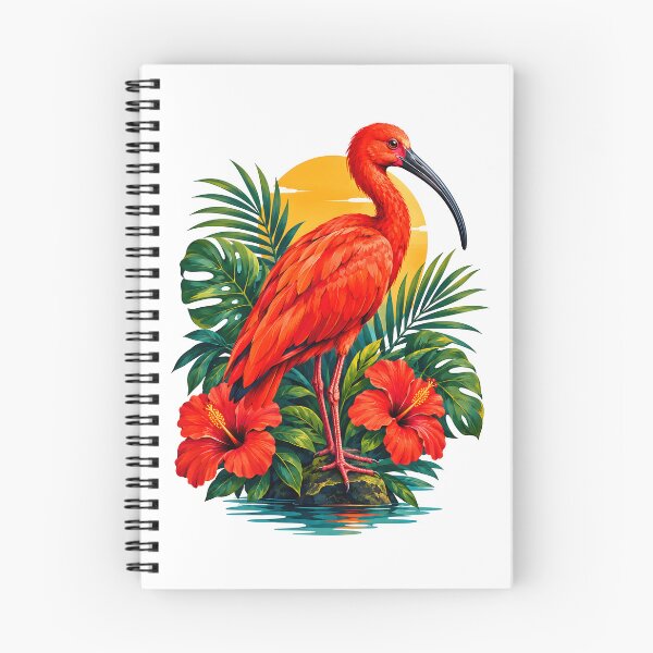 Item preview, Scarlet Ibis Red Ibis – Tropical Bird Nature Sunset designed and sold by MR-HOOBY.