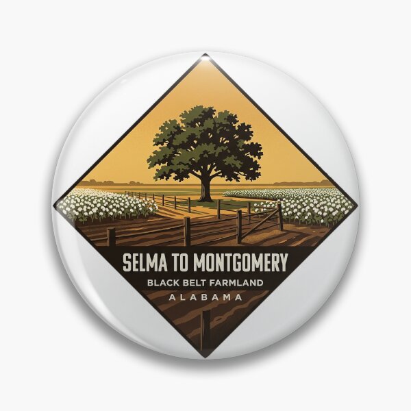 Item preview, Black Belt Farmland Selma to Montgomery Trail Sticker designed and sold by DetourDgn.