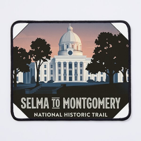 Item preview, Selma to Montgomery Alabama Capitol Trail Sticker designed and sold by DetourDgn.