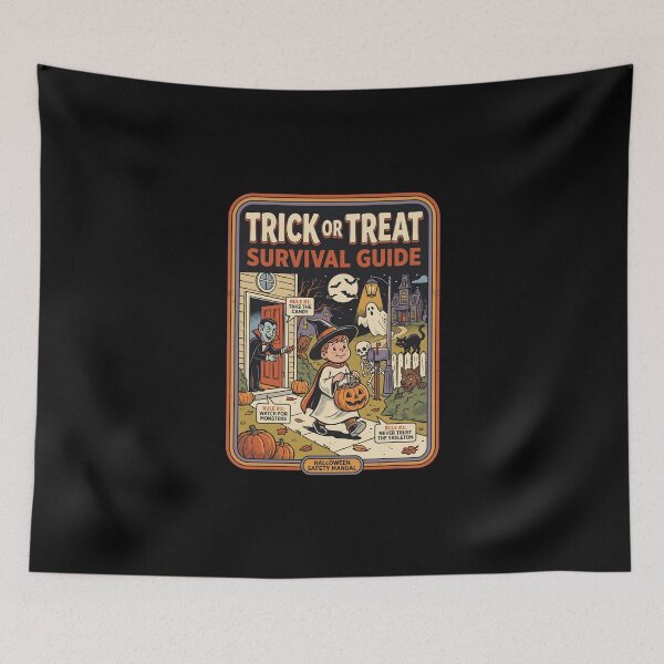 Item preview, Trick Or Treat Survival Guide - Halloween Safety Manual designed and sold by dudelinart.