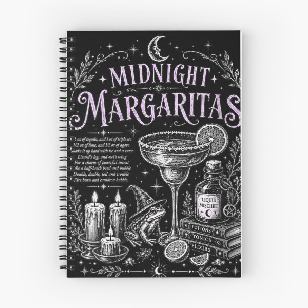Item preview, Midnight Margaritas Witchy Cocktail Potion designed and sold by Crookedorbit.