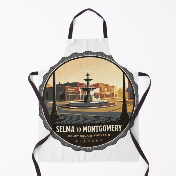Item preview, Court Square Fountain Selma to Montgomery Trail Sticker designed and sold by DetourDgn.
