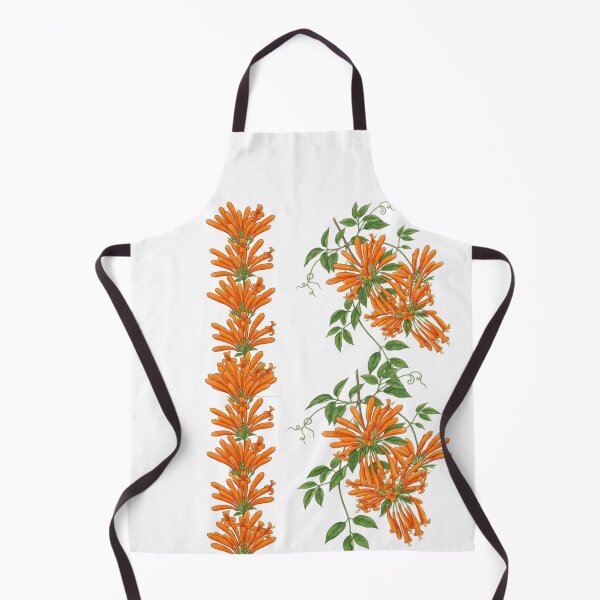 Item preview, Pyrostegia Venusta - Golden Shower Vine Botanical Illustration designed and sold by @Reikiama.