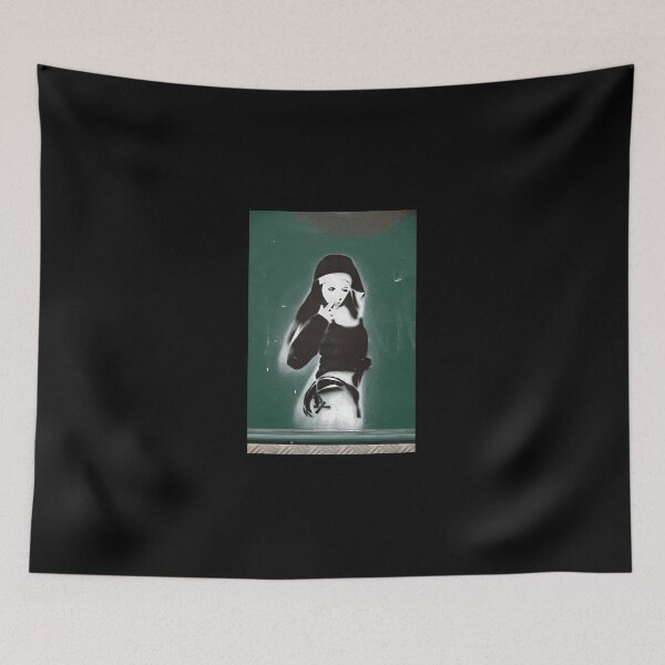 Item preview, Nun Banksy Stencil Style Urban Graffiti designed and sold by endlerwlmarcoul.