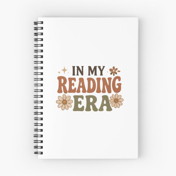 Item preview, In My Reading Era - Retro Groovy Floral Bookish Quote designed and sold by aysenism.