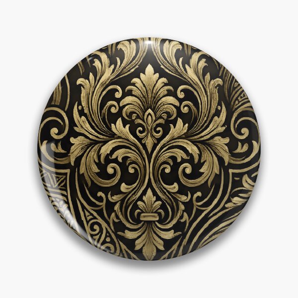 Item preview, Ornate Gold Baroque Damask designed and sold by KuzeyWestStudio.
