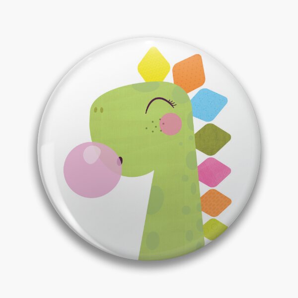 Item preview, Playful Dino Blowing Bubblegum designed and sold by jaysanstudio.