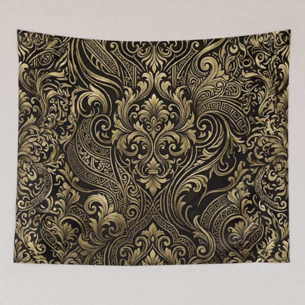 Item preview, Ornate Gold Baroque Damask designed and sold by KuzeyWestStudio.