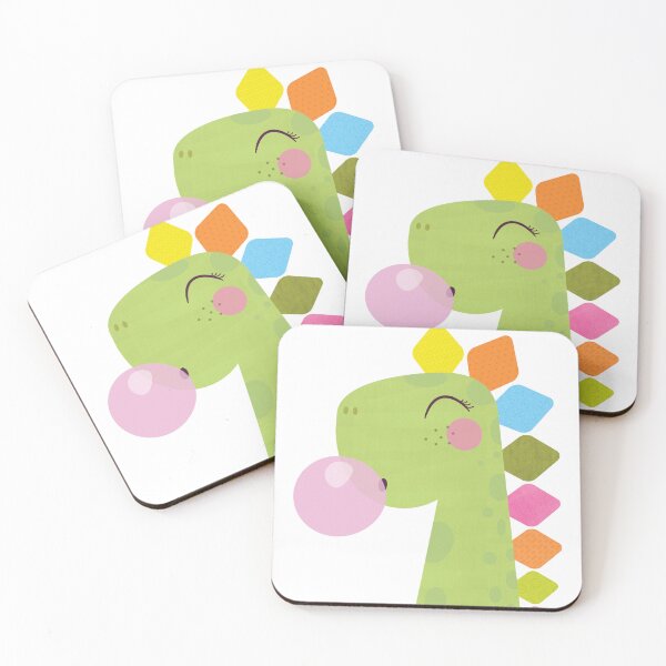 Item preview, Playful Dino Blowing Bubblegum designed and sold by jaysanstudio.