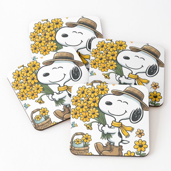Item preview, Cute Snoopy Yellow Flowers designed and sold by Ruwan66333.