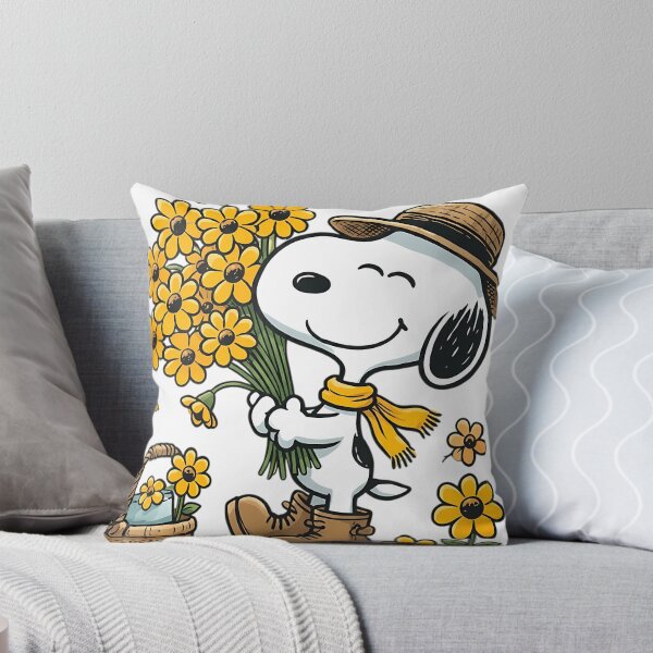 Item preview, Cute Snoopy Yellow Flowers designed and sold by Ruwan66333.