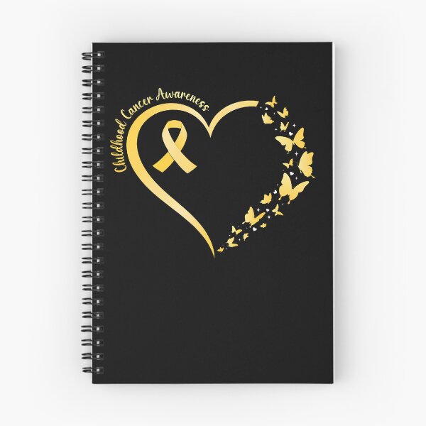 Item preview, Gold Childhood Cancer Awareness Butterfly Heart Women Kids designed and sold by snailslowdance.