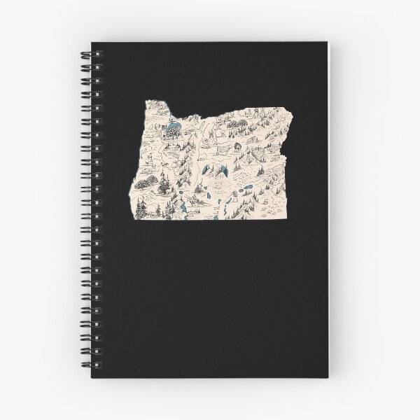 Item preview, Oregon Vintage Picture Map designed and sold by dxvulisa.
