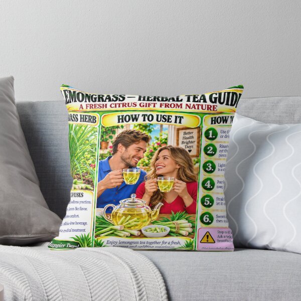 Item preview, Lemongrass Herbal Tea Preparation Guide designed and sold by New Wave Artworks & Odds &Ends.