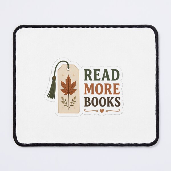 Item preview, Read More Books Autumn Bookmark - Cozy Fall Bookish Quote designed and sold by aysenism.