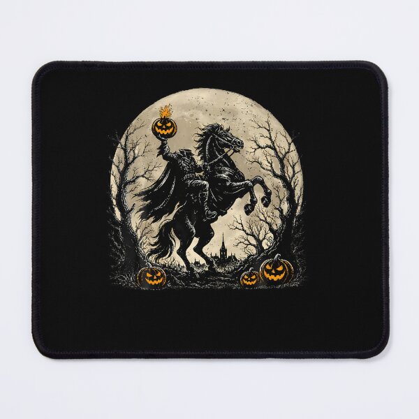 Item preview, Gothic Sleepy Headless Horseman Spooky Pumpkin Halloween designed and sold by snailslowdance.