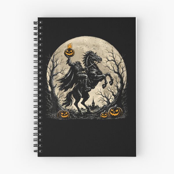 Item preview, Gothic Sleepy Headless Horseman Spooky Pumpkin Halloween designed and sold by snailslowdance.