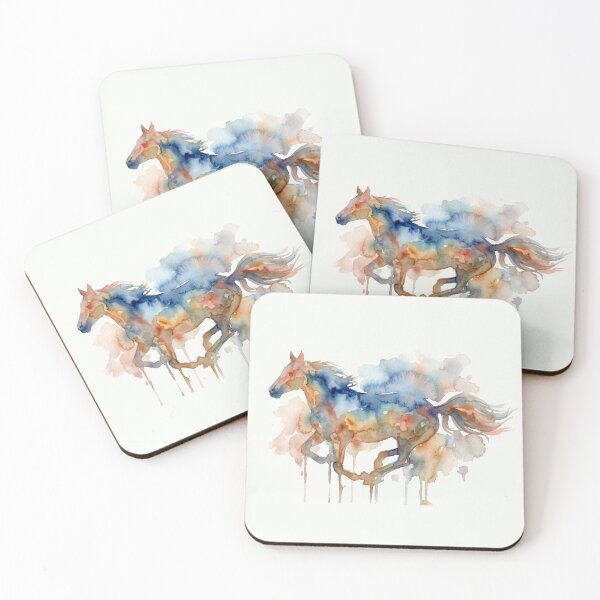 Item preview, Galloping Horse, Indigo and Rust designed and sold by caracatita75.