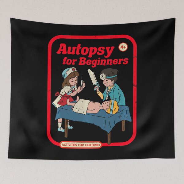 Item preview, Autopsy For Beginners Vintage Childgame Horror Goth Punk Long Sleeve designed and sold by HernandoMS.