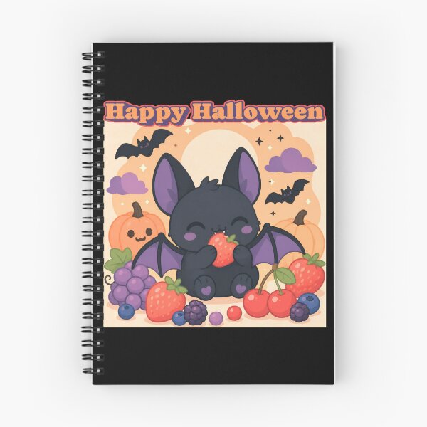 Item preview, Happy Halloween Cute Fruit Bat designed and sold by tellia-kallisto.