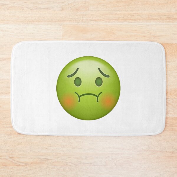 Item preview, Cute Green Nausea Feeling Unwell Emoji designed and sold by Tom-Riley.