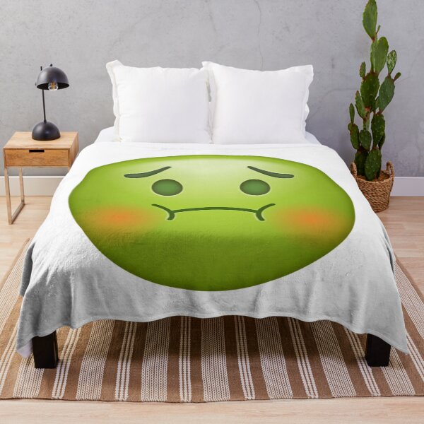 Item preview, Cute Green Nausea Feeling Unwell Emoji designed and sold by Tom-Riley.