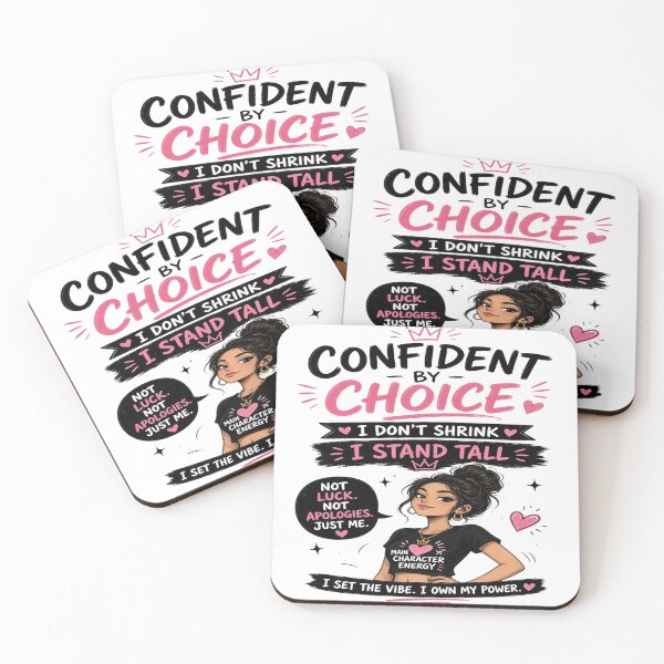 Item preview, Confident By Choice: Stand Tall Main Character Energy Graphic designed and sold by Sushikidsntoddlers.