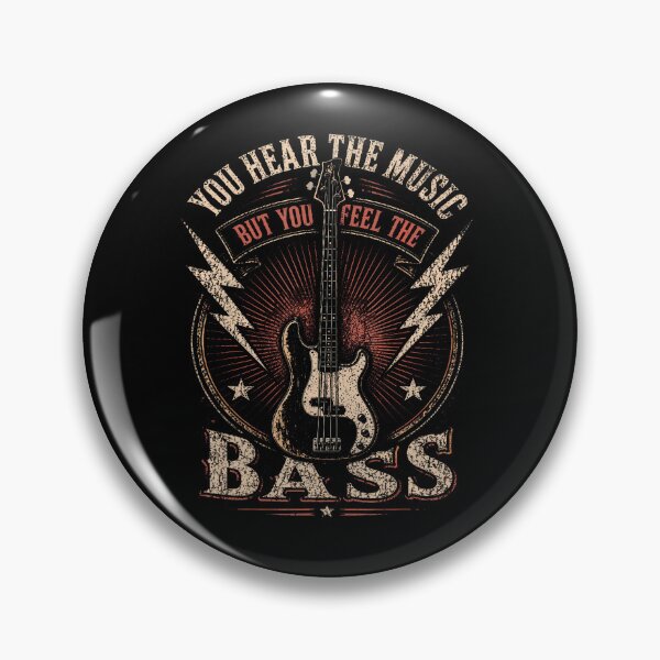 Item preview, You Hear The Music But You Feel The Bass Vintage Bass Guitar designed and sold by snailslowdance.